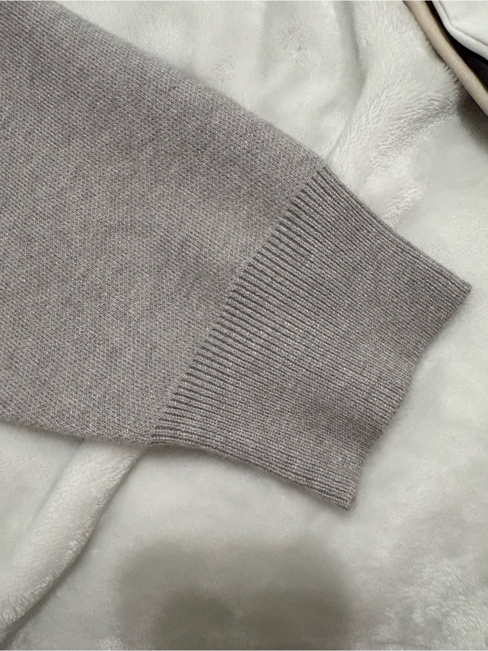 Gray Football Sequin Sweatshirt - Casual Top - Picture 4 of 5